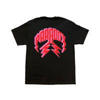 "PRDX LOVE SIGN" LIGHTNING ARC LOGO TEE (BLACK)