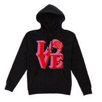 "PRDX LOVE SIGN" LIGHTNING ARC LOGO HOODIE (BLACK)