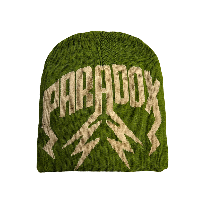 LIGHTNING ARC LOGO BEANIE - (OLIVE)