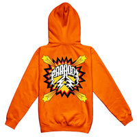 "POP ART" LIGHTNING ARC LOGO HOODIE (ORANGE)
