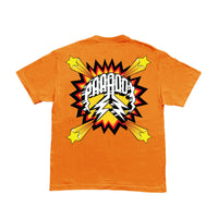 "POP ART" LIGHTNING ARC LOGO TEE (ORANGE)