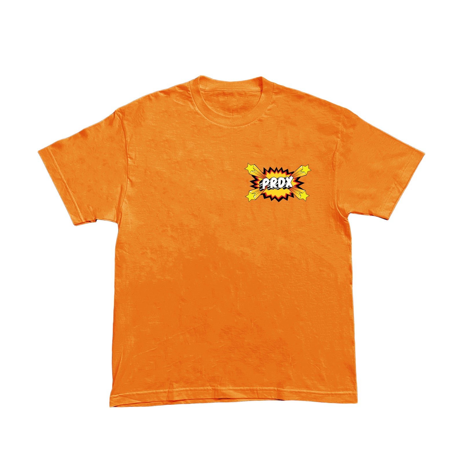 "POP ART" LIGHTNING ARC LOGO TEE (ORANGE)
