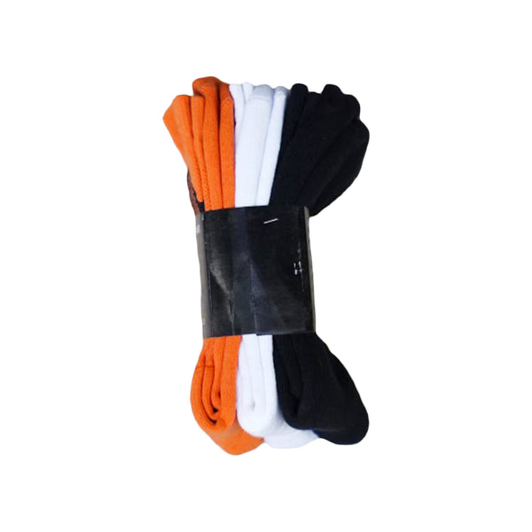 Crew Socks Lightning Arc Logo (3 Pack) - Orange
