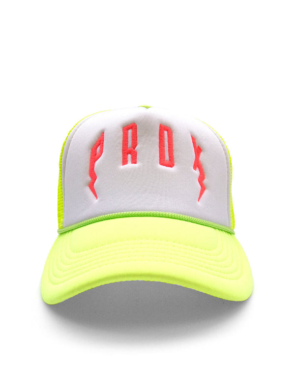 PRDX Trucker Hat (Neon Yellow/Pink)
