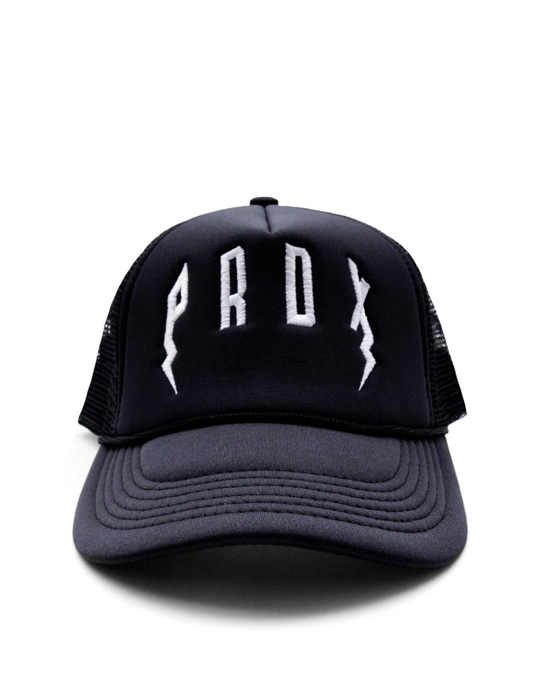 PRDX Trucker Hat (Black/Black/White)