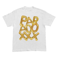 "BALLOON" 5 YEAR ANNIVERSARY TEE (WHITE/GOLD)
