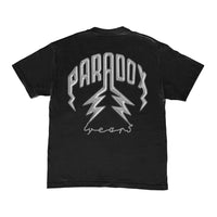 "BALLOON" 5 YEAR ANNIVERSARY TEE (BLACK/SILVER)
