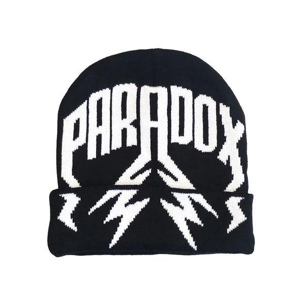 ●ANOETIC● ANC LOGO STRIPE BEANIE_BLACK Anik & Florian Podcast White Logo Embroidered Beanie – Jon Anik