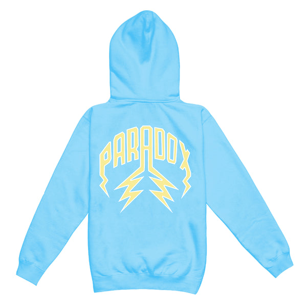 "PASTEL" LIGHTNING ARC LOGO HOODIE (BABY BLUE)