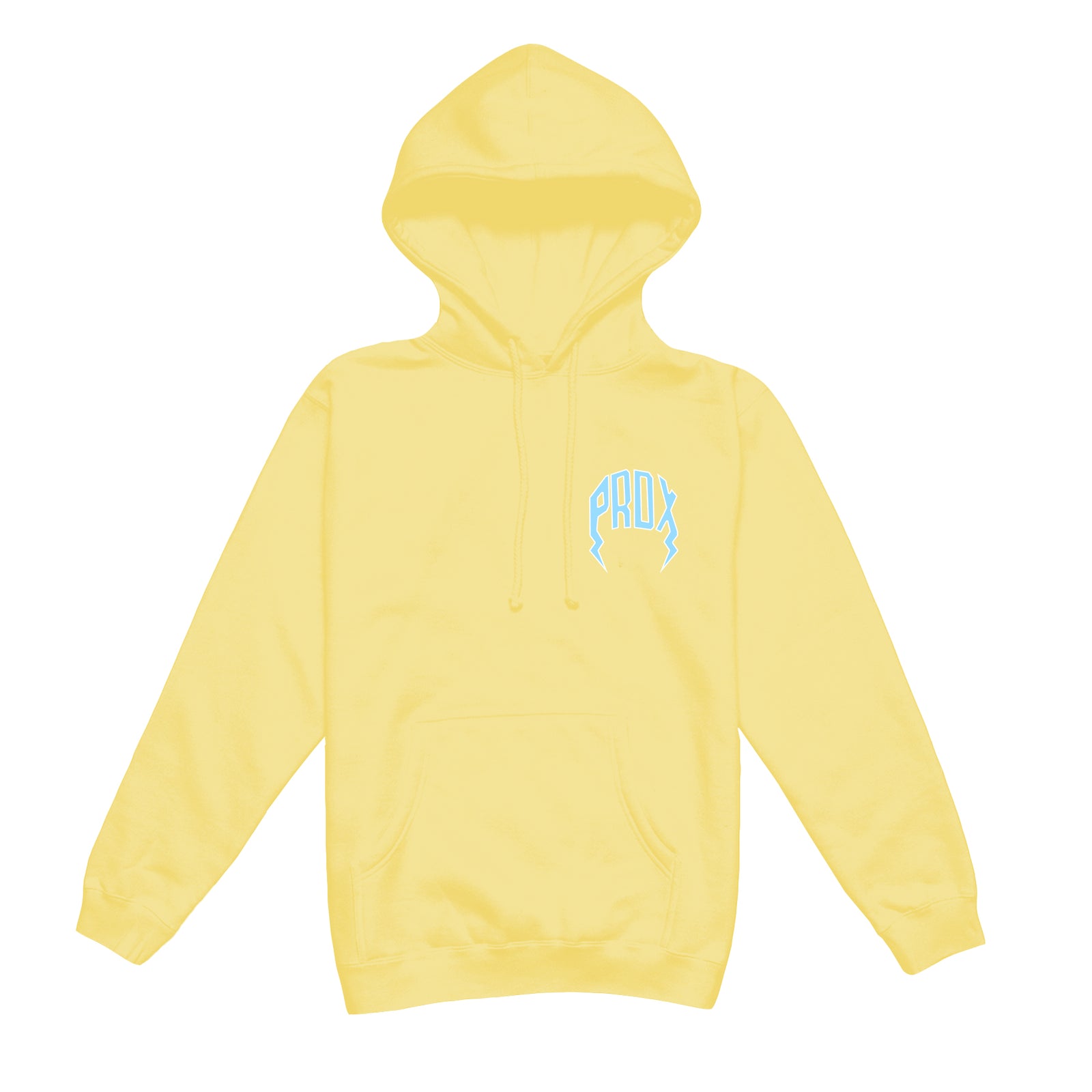 "PASTEL" LIGHTNING ARC LOGO HOODIE (POWDER YELLOW)
