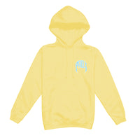 "PASTEL" LIGHTNING ARC LOGO HOODIE (POWDER YELLOW)