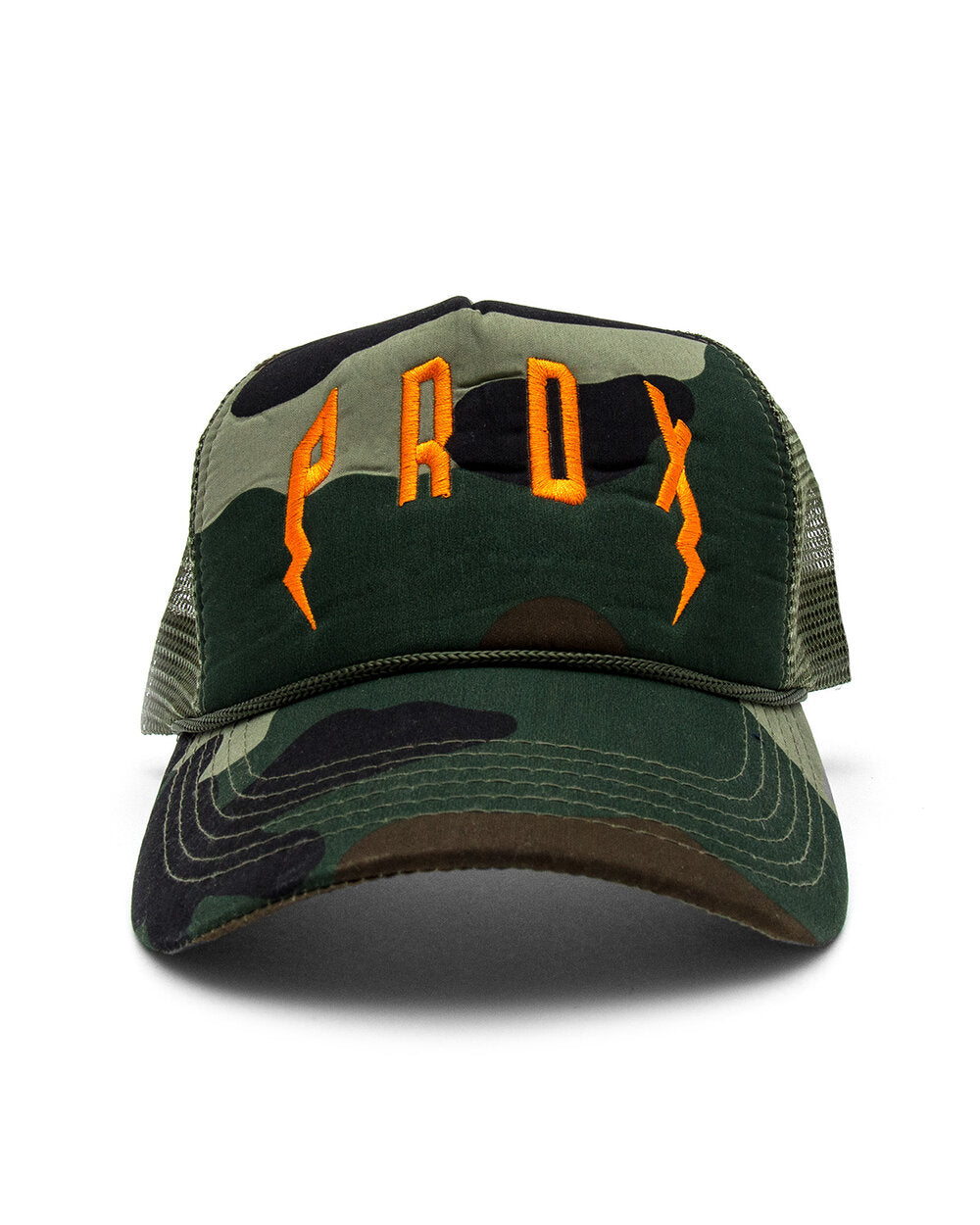 PRDX Trucker Hat (Camo/Olive/Orange)