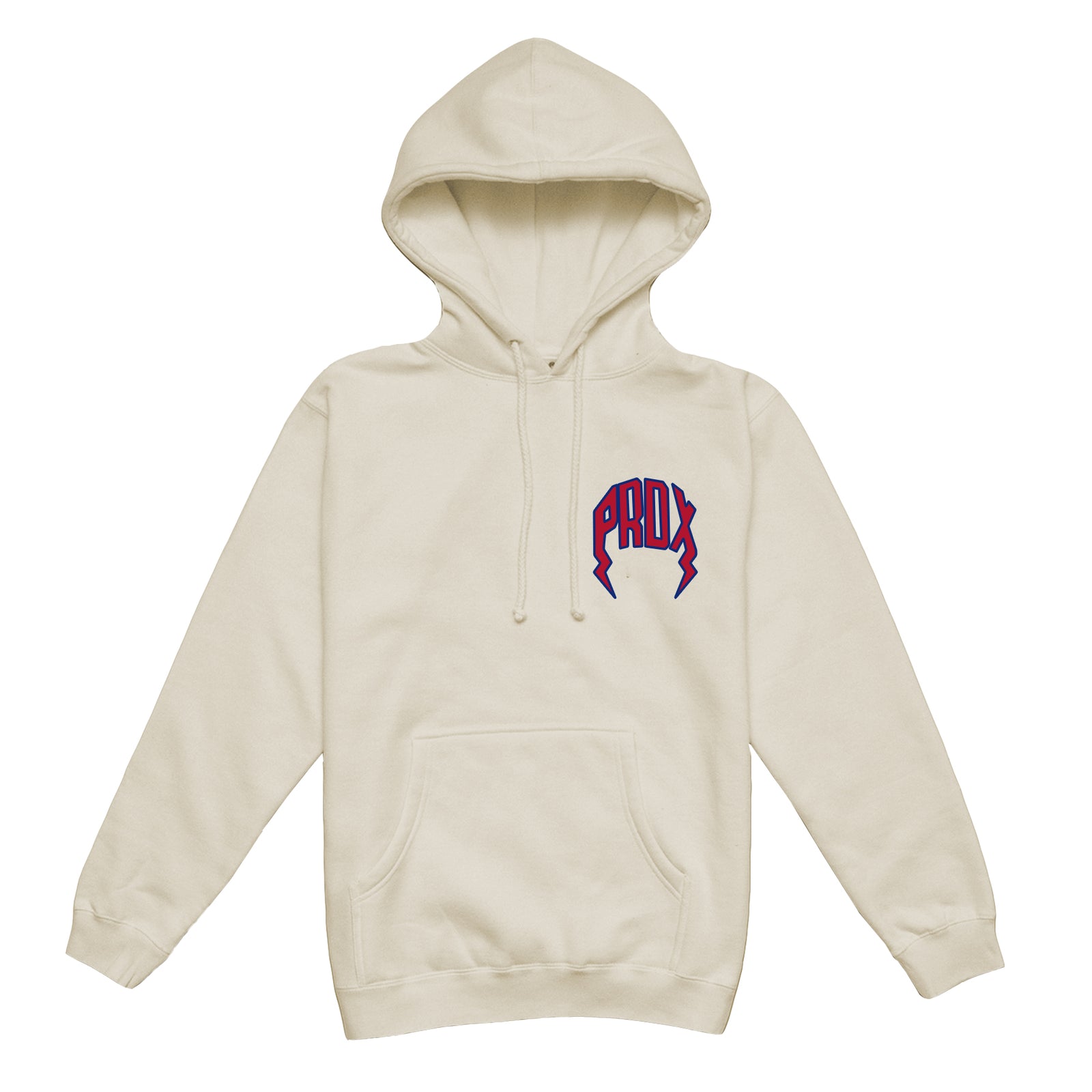 "PHILLIES '08" LIGHTNING ARC LOGO PULL-OVER HOODIE (CREAM)