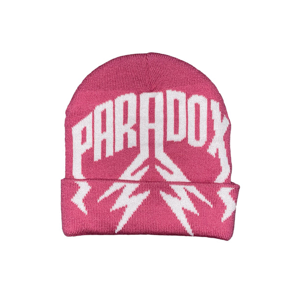 LIGHTNING ARC LOGO BEANIE - FOLD (PINK)