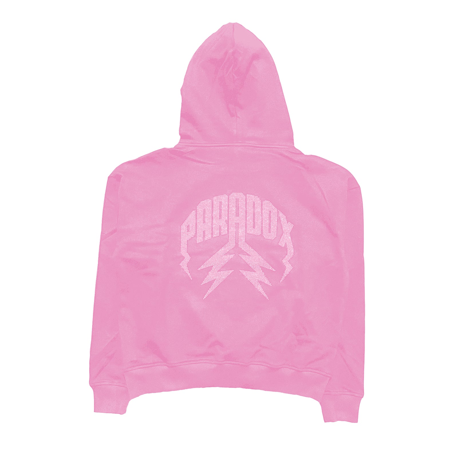 "V-DAY Exclusive Swarovski Rhinestone" Lightning Arc Logo Pull-Over Hoodie (PINK)