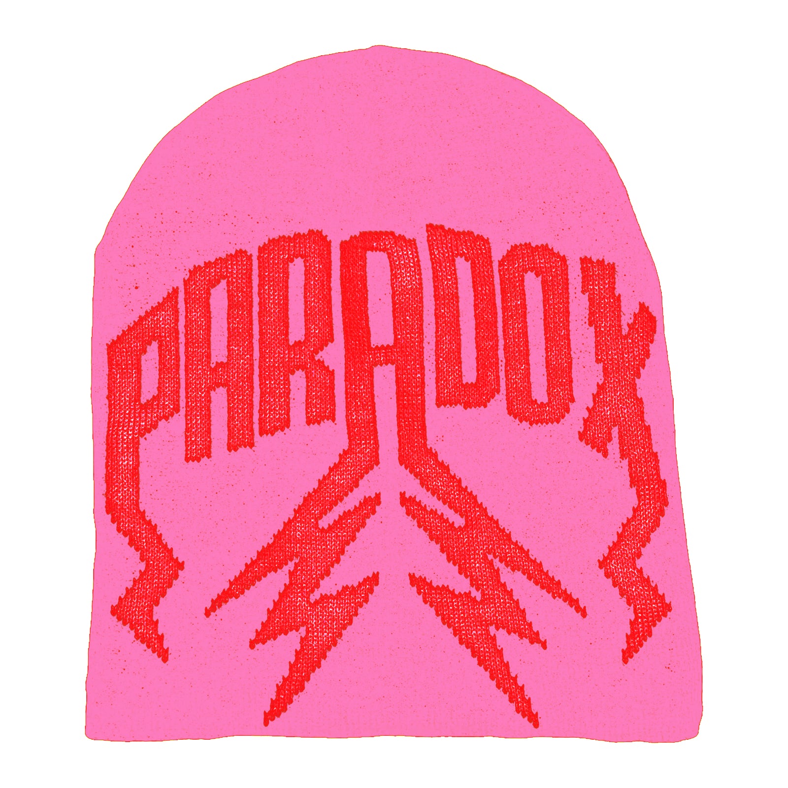 LIGHTNING ARC LOGO BEANIE - (PINK/RED)