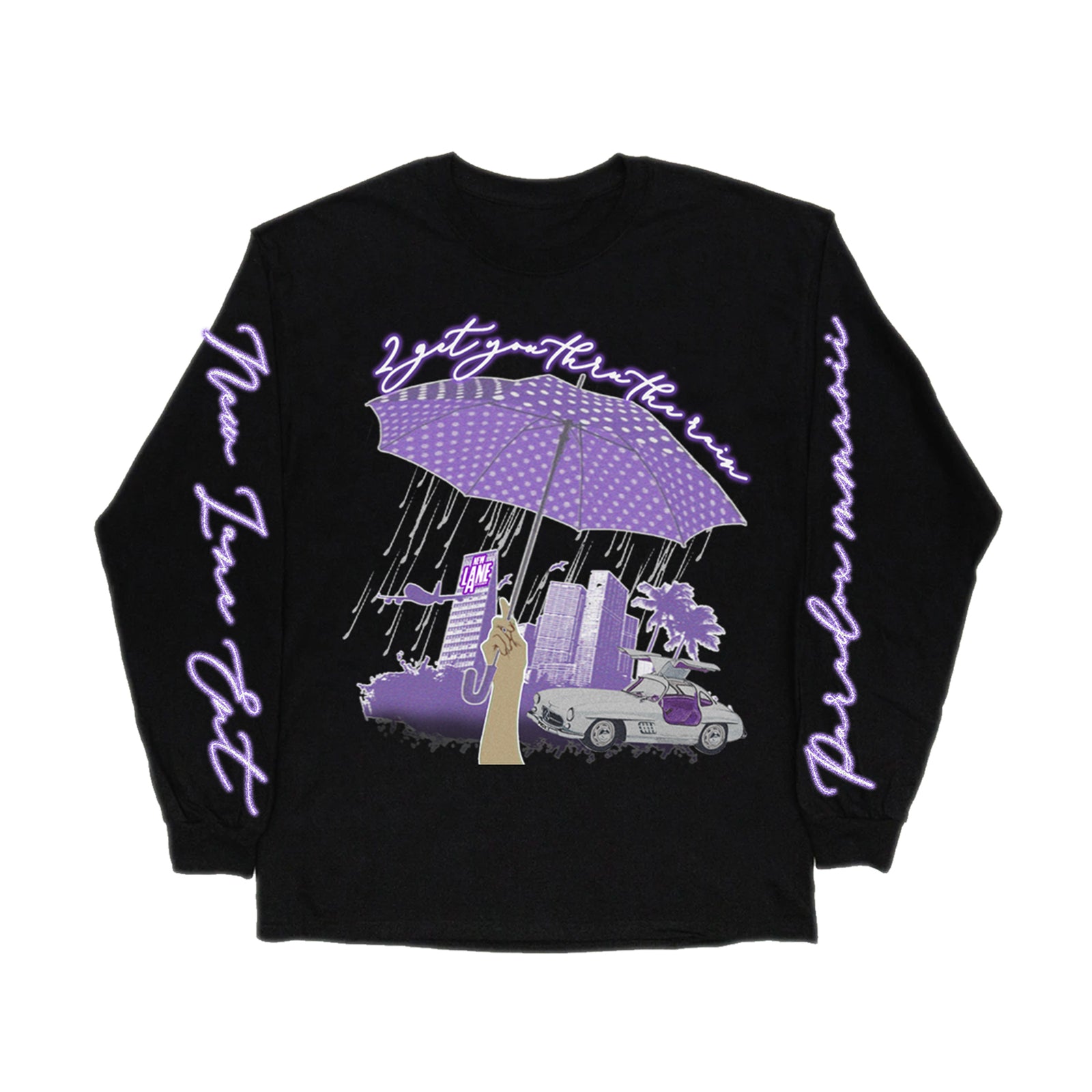 PNB ROCK '2GYTTR' x PARADOX LONG SLEEVE TEE (BLACK)