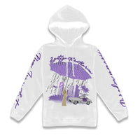 PNB ROCK '2GYTTR' x PARADOX HOODIE (WHITE)