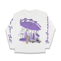 PNB ROCK '2GYTTR' x PARADOX LONG SLEEVE TEE (WHITE)