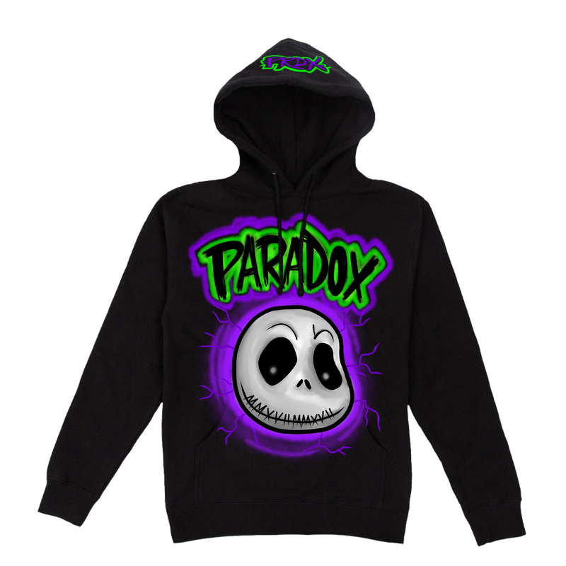 HALLOWEEN EXCLUSIVE PULL-OVER HOODIE "JACK" - (BLACK)