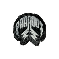 PLUSH PILLOW LIGHTNING ARC LOGO (BLACK)