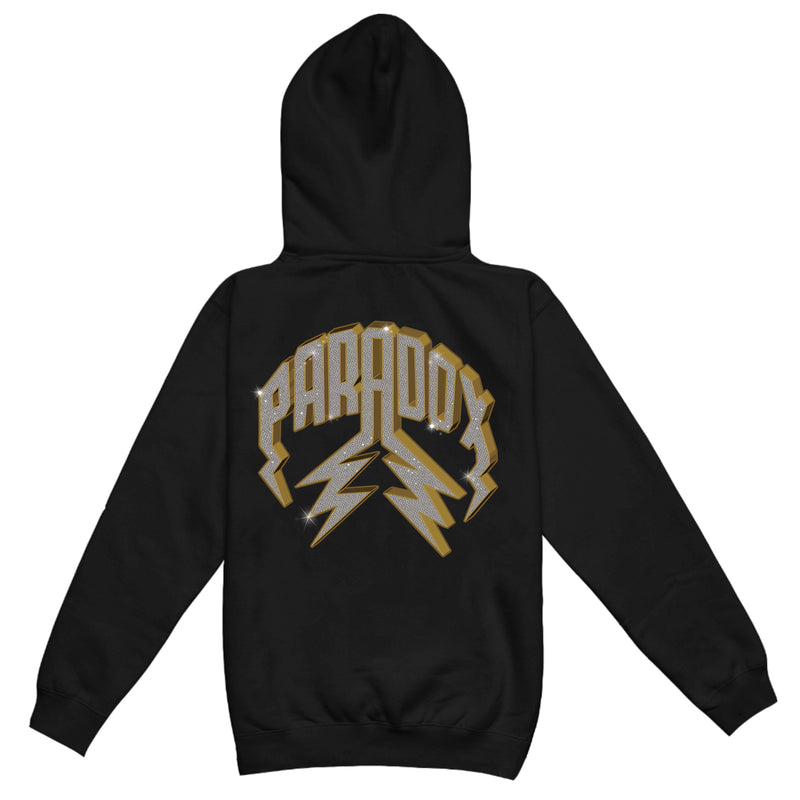 "VVS" LIGHTNING ARC LOGO HOODIE (BLACK)