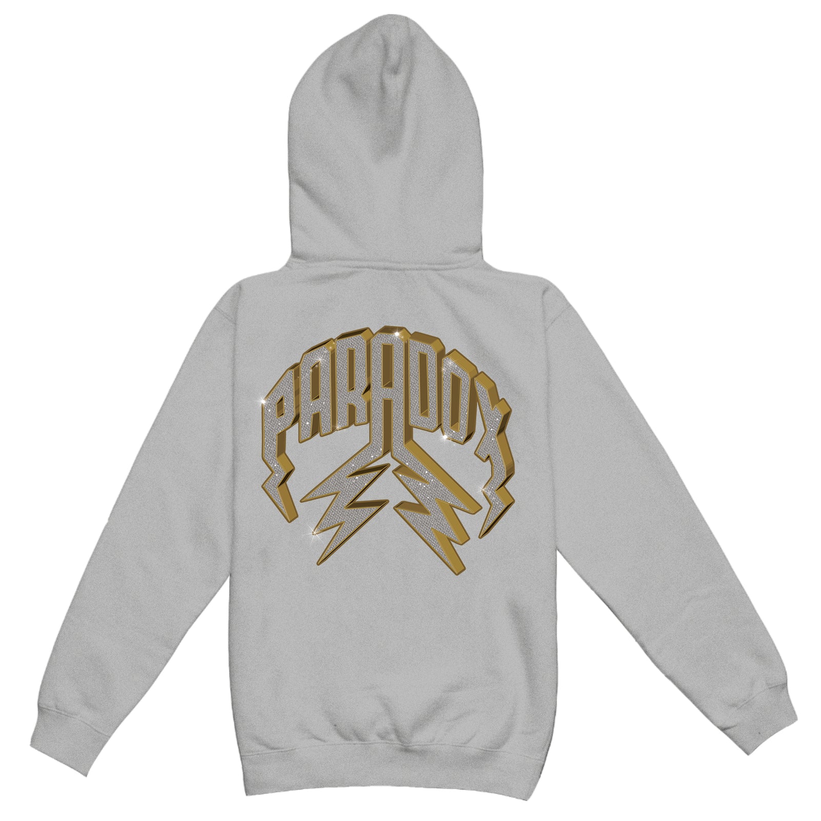 "VVS" LIGHTNING ARC LOGO HOODIE (GREY)