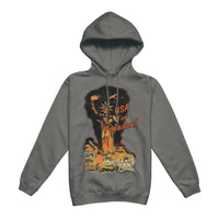 "U.S.A. FOR PARADOX!" LIGHTNING ARC LOGO HOODIE (CHARCOAL)