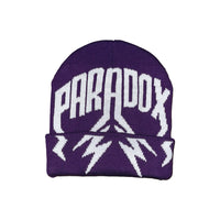 LIGHTNING ARC LOGO BEANIE - FOLD (PURPLE)