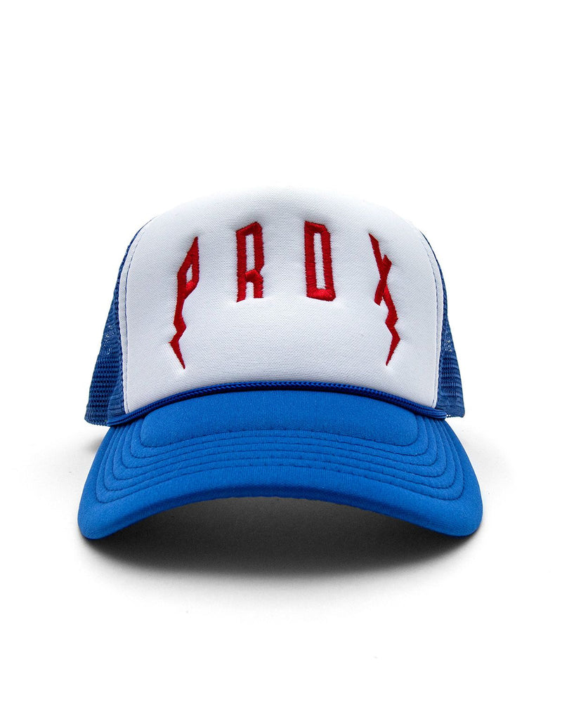 PRDX Trucker Hat (Blue/White/Red)