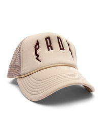 PRDX Trucker Hat (Tan/Tan/Brown)