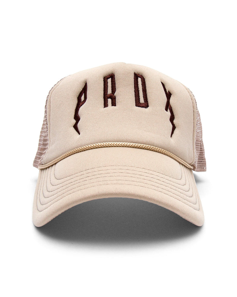 PRDX Trucker Hat (Tan/Tan/Brown)