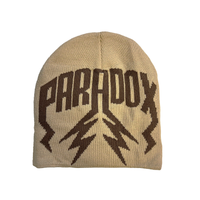 LIGHTNING ARC LOGO BEANIE - (CREAM)