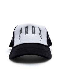 PRDX Trucker Hat (Black/White/Grey)