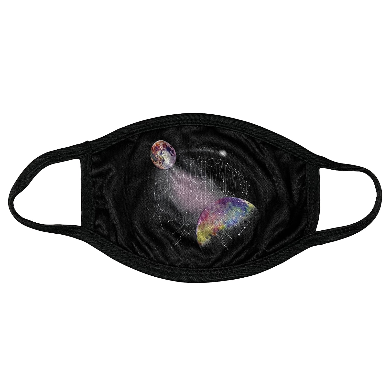 "GALAXY" Lighting Arc Logo Face Mask