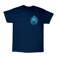 “Globe” Lightning Arc Logo Tee - Black