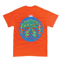 “Globe” Lightning Arc Logo Tee - Orange