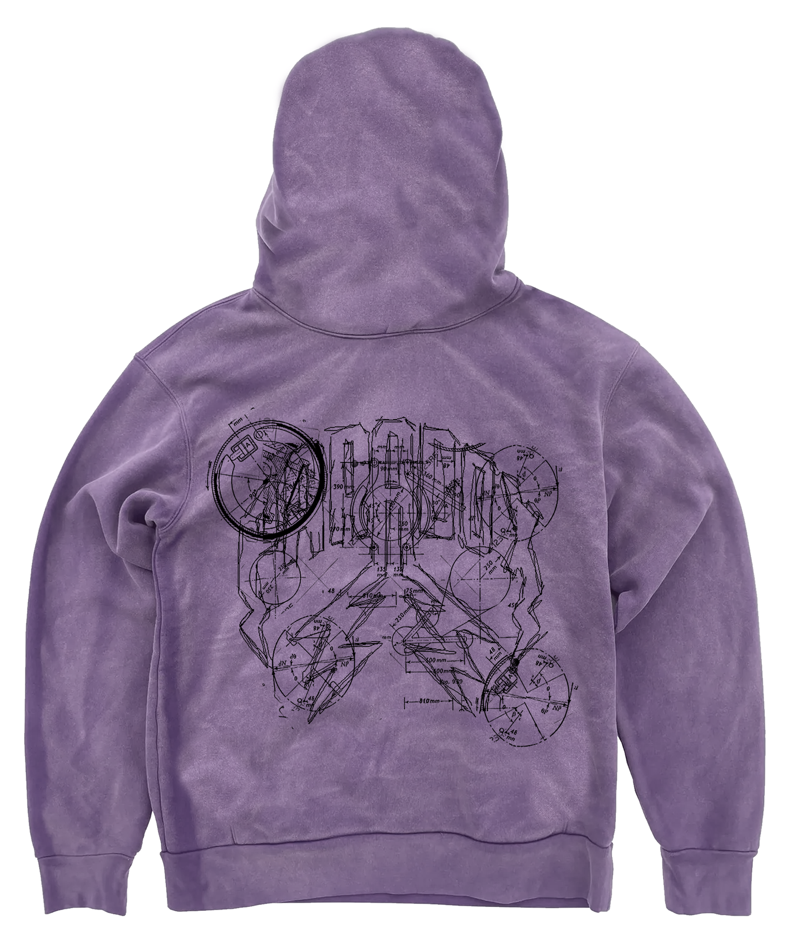 "The Blueprint" Lightning Arc Logo Pull-Over Hoodie (Vintage Grey)