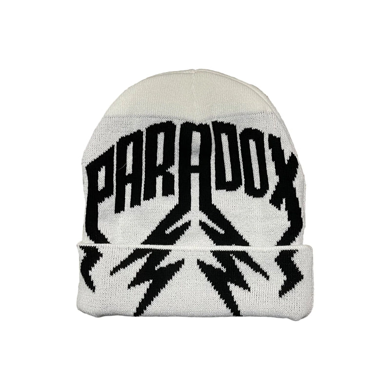LIGHTNING ARC LOGO BEANIE - (WHITE)