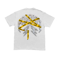 "CAUTION" LIGHTNING ARC LOGO TEE