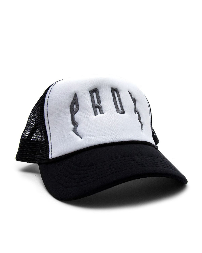 PRDX Trucker Hat (Black/White/Grey)